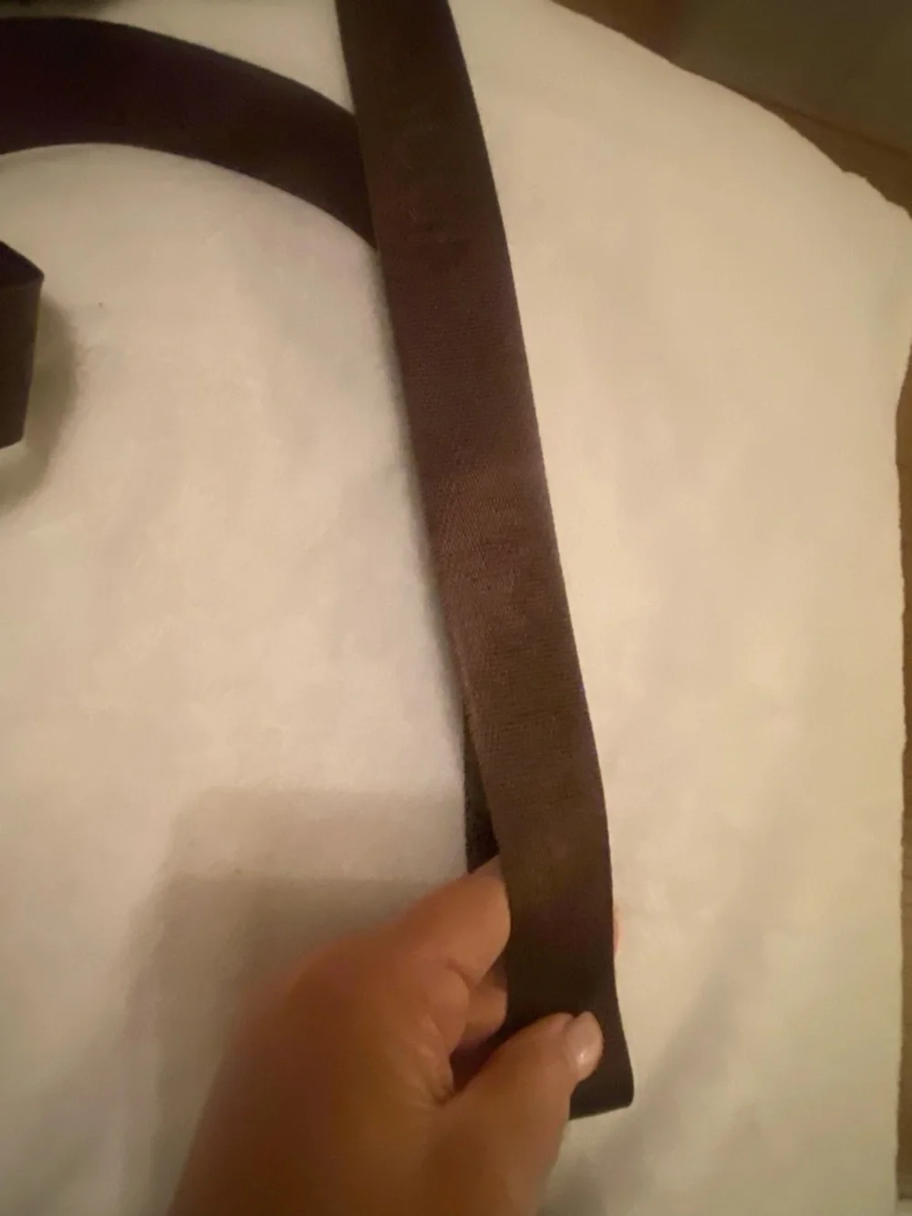 Designer Monogram Crossbody Messenger Bag in Brown